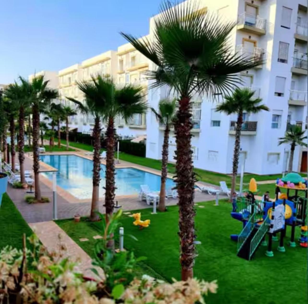 Appartement Apparemment de luxe vue piscine à Bouznika Extérieur photo